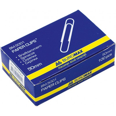 Скріпка 50 мм BM5001 (100шт) Скріпка 50 мм BM5001 (100шт)