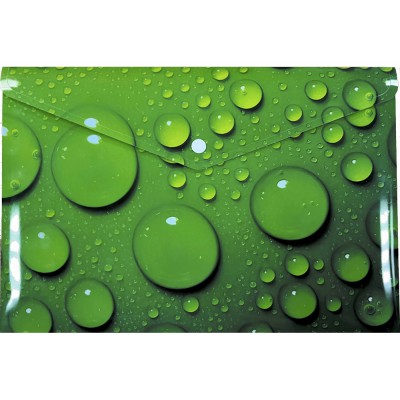 Папка-конверт А4 " Green Bubble", OPTIMA на кнопці, 180 мкм, непрозора, фактура "глянець" Папка-конверт А4 " Green Bubble", OPTIMA на кнопці, 180 мкм, непрозора, фактура "глянець"