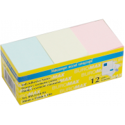 Блок паперу для нотаток PASTEL, 38х51 мм, 3 кол. по 100 арк.