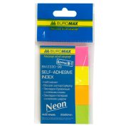 Закладки паперові NEON, 50x20 мм, 4 кол. по 30 арк. BM.2330-98