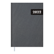 Щоденник датований Buromax, 2022,  MANLY, сірий, 336стр