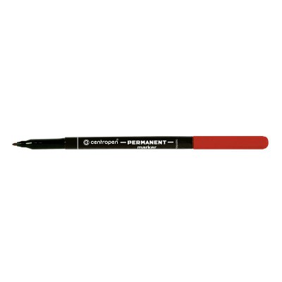 Маркер перманентний Permanent 2536 1мм Centropen, круглий червоний Маркер перманентний Permanent 2536 1мм Centropen, круглий червоний