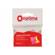 Стікери-закладки паперові Optima, 50x15, 5 кольорів,500 шт. O25516