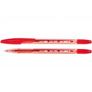 Ручка кулькова Economix ICE PEN червона, зі змінним стрижнем