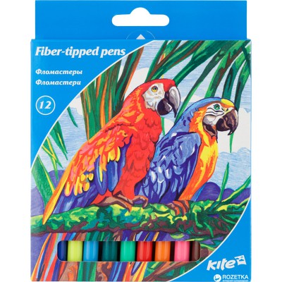 Фломастеры Kite17 K17-047 12кол Kite карт/уп Фломастеры Kite17 K17-047 12кол Kite карт/уп