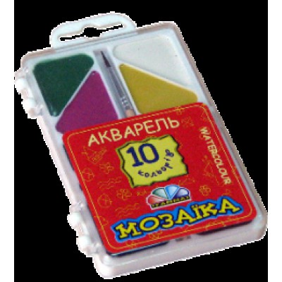 Фарба акв Гамма_нов 312052 10кол "Мозаїка"пласт/уп б/п Фарба акв Гамма_нов 312052 10кол "Мозаїка"пласт/уп б/п