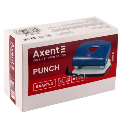 Діркопробивач Axent Exakt-2 металевий 20арк Діркопробивач Axent Exakt-2 металевий 20арк